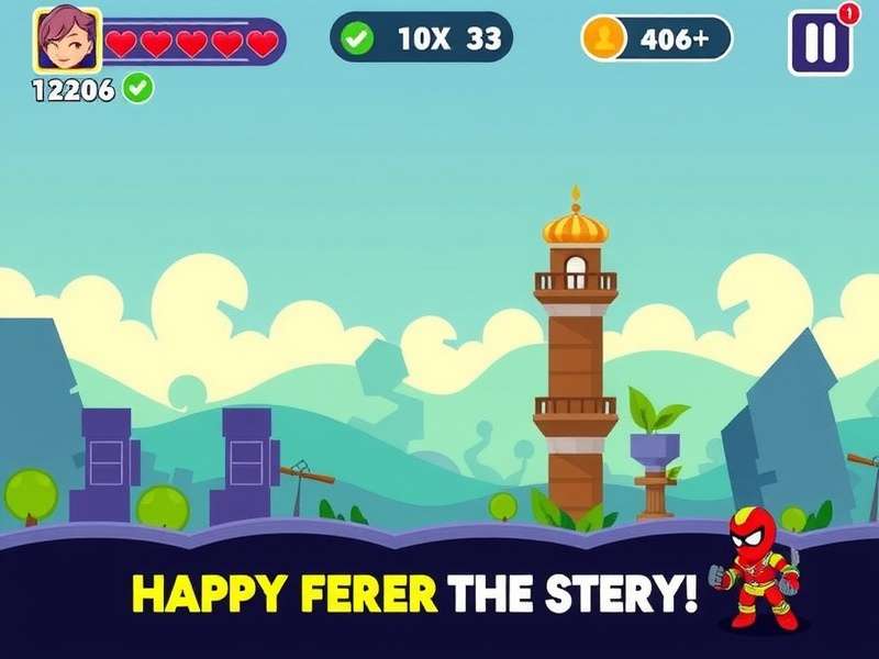 Hyper Hero Super Adventure Indian gameplay screenshot
